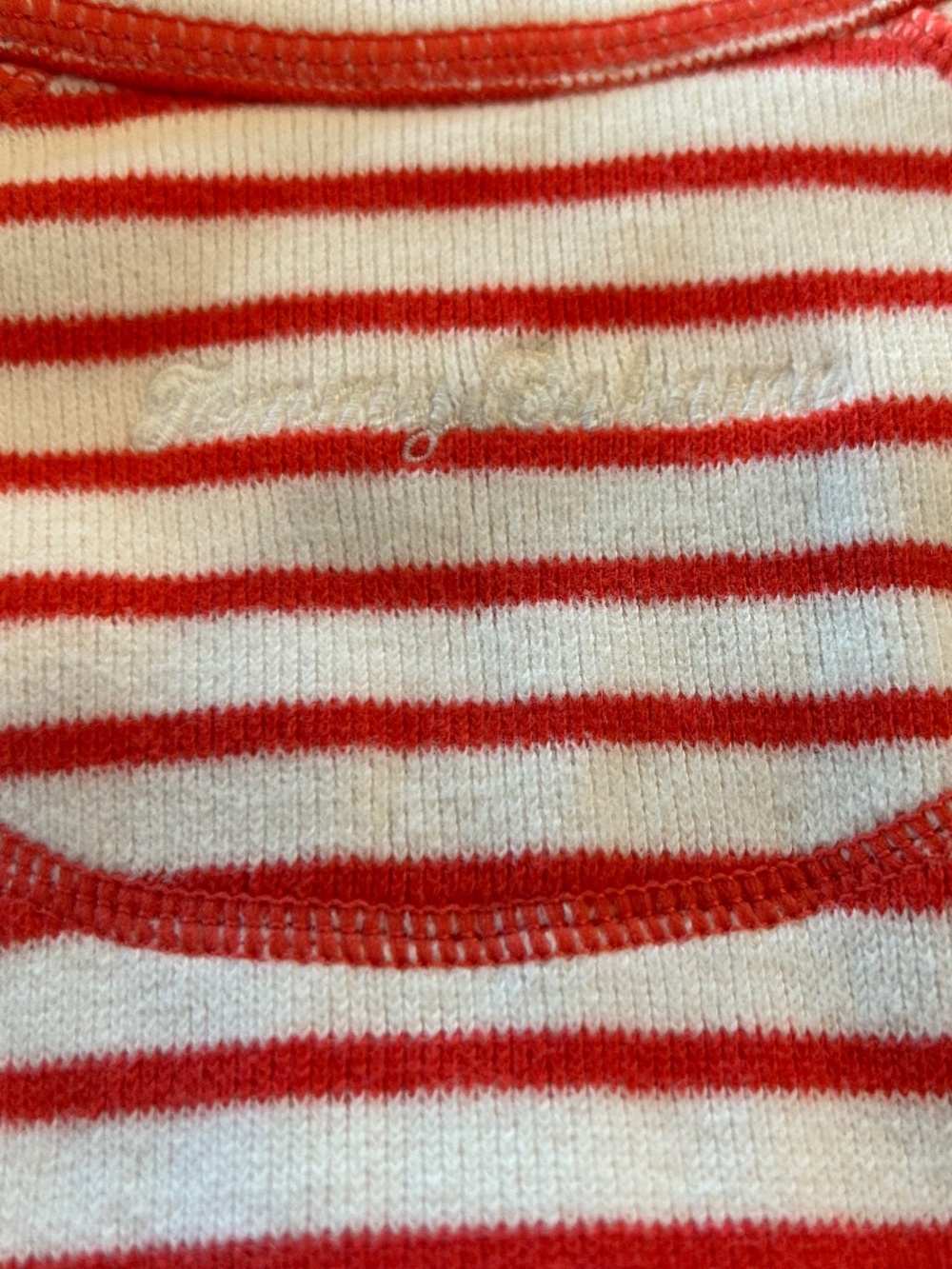 NWT Tommy Bahama New Aruba Full Zip Stripe Poppy Red Sz L - Picture 5 of 7
